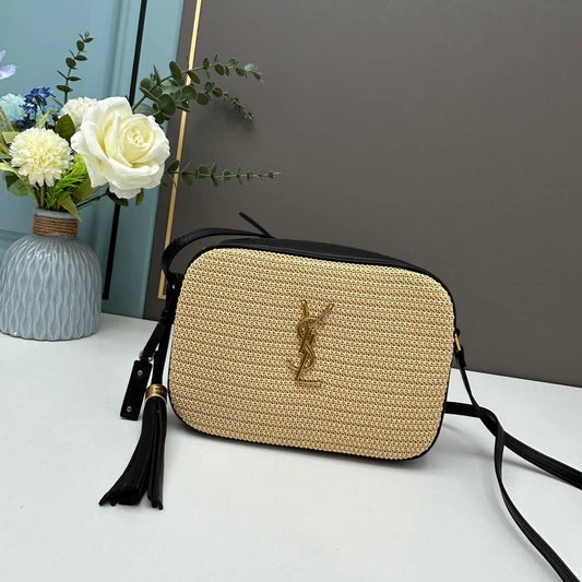 YSL Raffia Bag