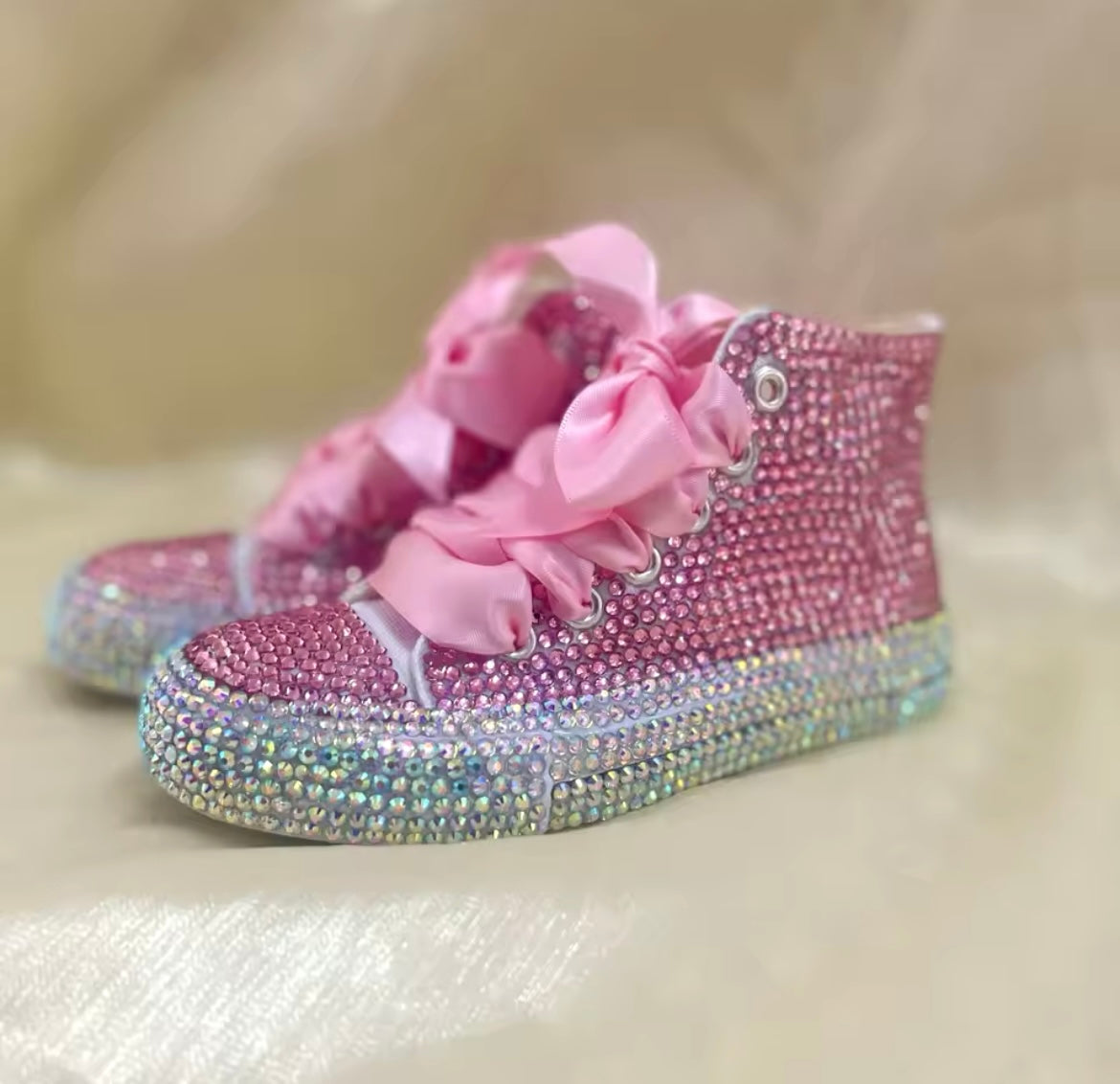 Kids Crystal diamond shoes 💎