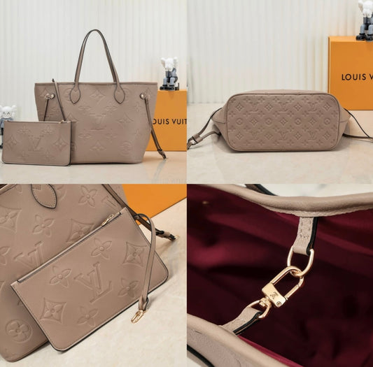 Brown 2pc Lv Bag