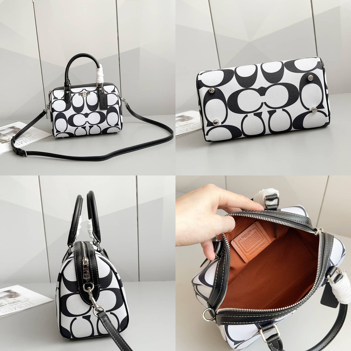 Mini Black & White CC Bag